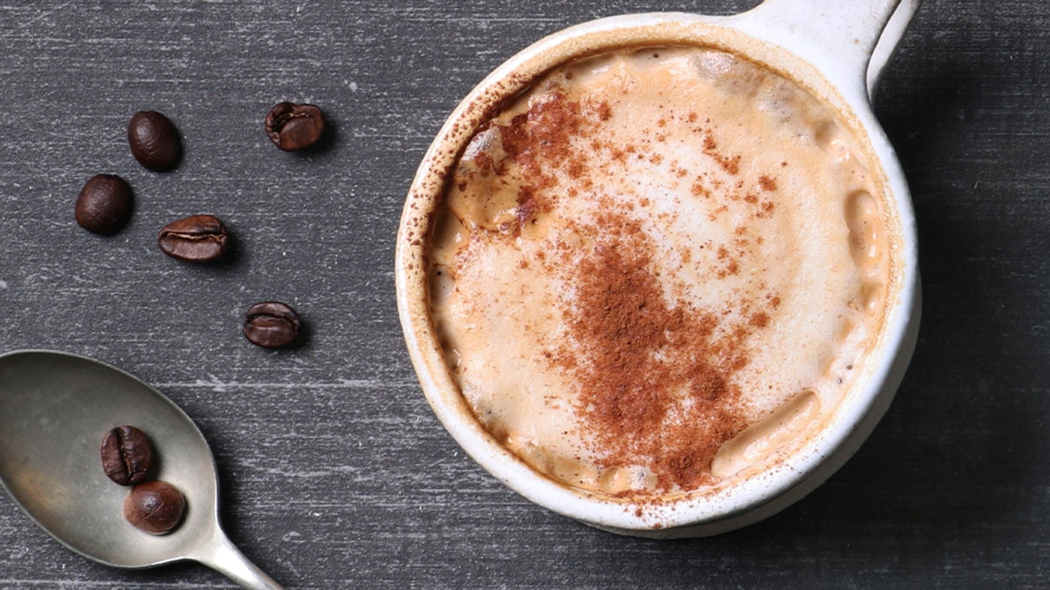 A mug of Pumpkin spiced latte